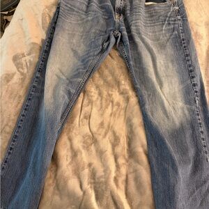 American Eagle Outfitters Men's Light Blue Skinny Jeans